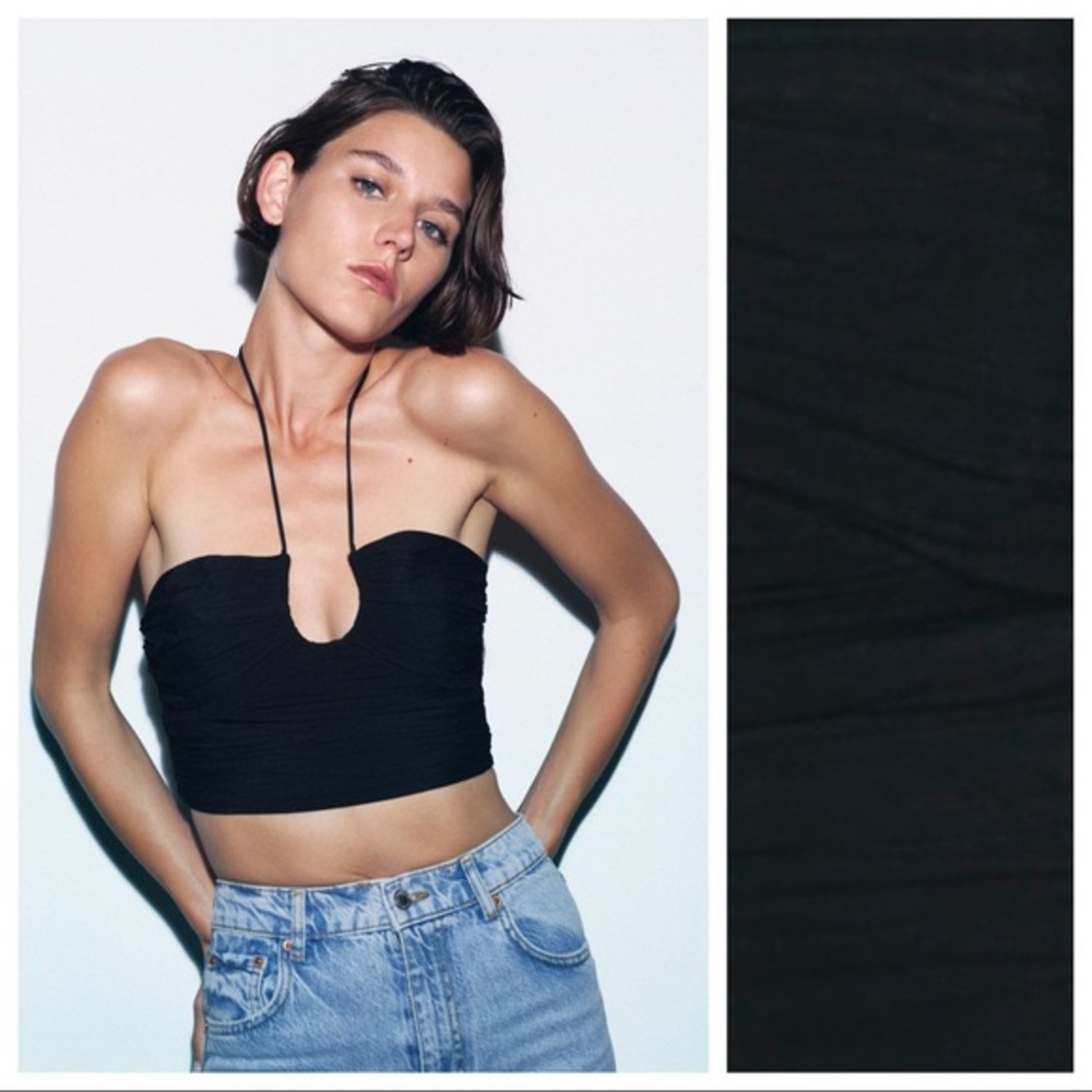 Zara Crop Top - Black